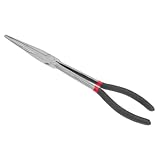 Materiali resistenti: realizzate in acciaio ad alto tenore di carbonio e gomma, queste pinze a becco lungo sono resistenti alla deformazione e all'usura, garantendo affidabilità e durata a lungo termine, pinze per fili di sicurezza, pinze per gioielli