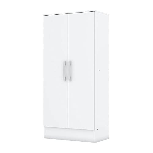 Armário Multiuso 2 Portas Zafira Branco – Briz Móveis