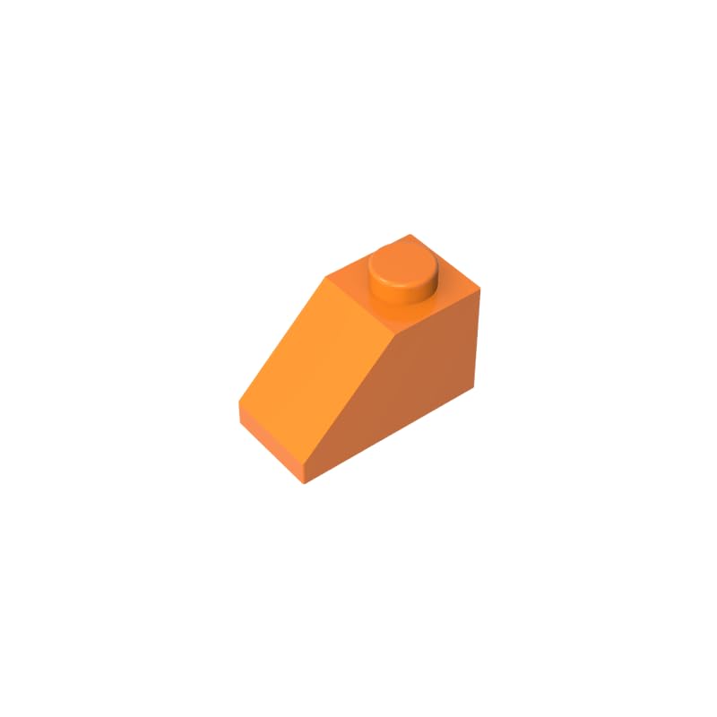 Gobricks 3040 Slope Brick 2x1 Sloped Brick 50 Pieces GDS-588 Compatible with Lego Building Blocks Color:Orange โ image 1