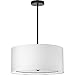 Dainolite 4LT Incand Pendant, MB with WH Shade