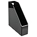 mDesign Desk Office Magazine & File Folder Organizer - Black