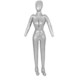 ULDIGI Aufblasbare Weibliche Schaufensterpuppe 165cm Ganzkörper PVC Modell für Fotografie und Ladendisplay Geeignet für Vielseitige Kleidungsstücke
