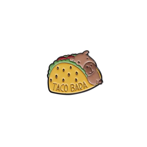Image of Funny Capybara Brooch Gifts for Animal Lovers Enamel Pins