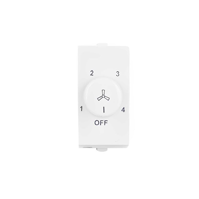 Image of Logitec Fan Regulator 4-Speed Type: ONE MODULE PENTA White