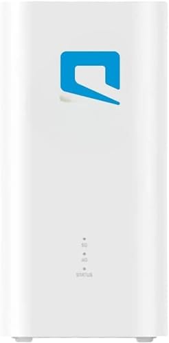 MOBILY 5G CPE 5 Router Wi-Fi 6 Up to 3600Mbps - Connects Up to 128 Devices - High-Speed 5G Internet -Supports MOBILY Network Only - Model H155-383 - White