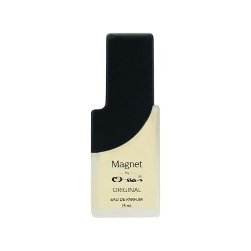 Image of OSSA Magnet Original Eau De Parfum 15 ml for Men & Women | Long Lasting Unisex Perfume with Lemon, Mandarin, Cardamom, Woody & Patchouli Notes | Premium Everyday Fragrance for Regular Wear