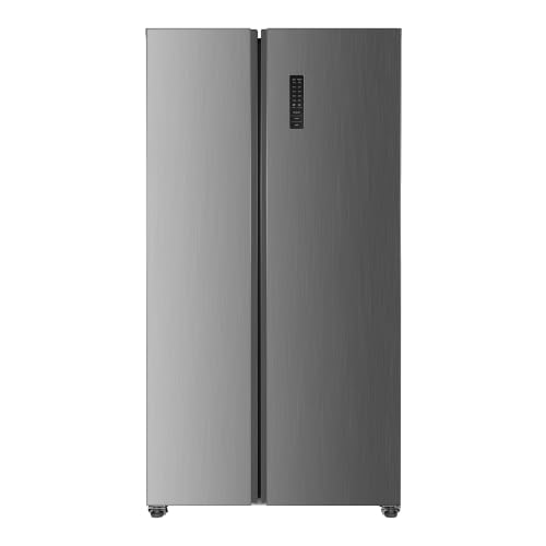Element 21.4 cu. ft. Side-by-Side Refrigerator, Frost-Free, Tempered Glass Shelves, LED Interior