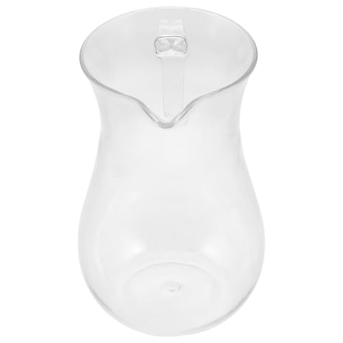 MAGICLULU Decanter per Vino in Plastica da 600 Ml Manico Antigoccia, Brocca per Bevande per Bar e Ktv, Adatta per Vino Bianco e Rosso
