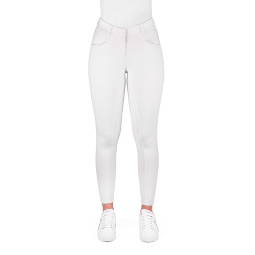 Pantalon équitation femme EQUITHEME Carly Sfs T42 anti frottement pour cavalière
