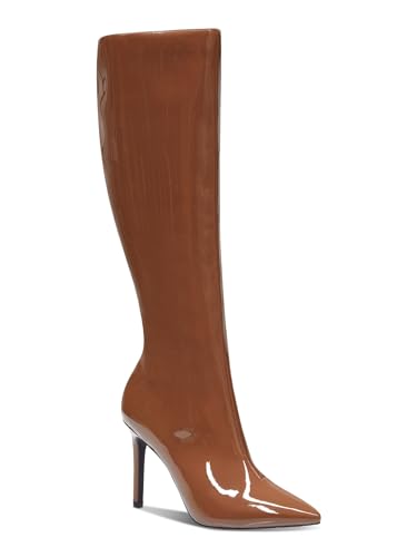 INC Womens Rajel Faux Suede Tall Knee-High Boots Brown 5.5