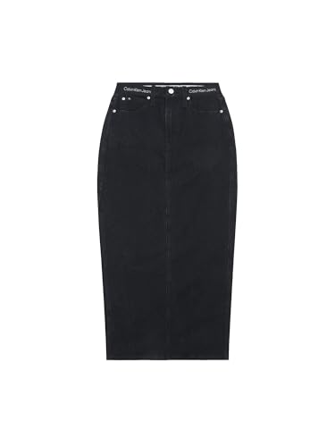 Calvin Klein Jeans Jupe Noire J20J217911 en denim pour femme