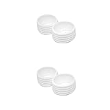 wisoolkic 2 Juegos de Anillo de goma elástico con mango de raqueta de tenis de 2 piezas, anillo de sobregrip