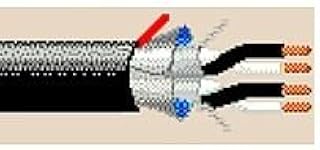 Belden 1055A 16 AWG 4 Conductor 16/4 Individual & Overall Shielded VNTC Instrumentation Tray Cable UL Type TC 600V E1 - Black (350FT)