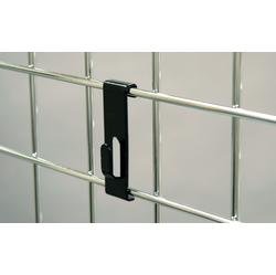 LOT Of 96 WHITE Picture Hanger Notched Gridwall Hooks