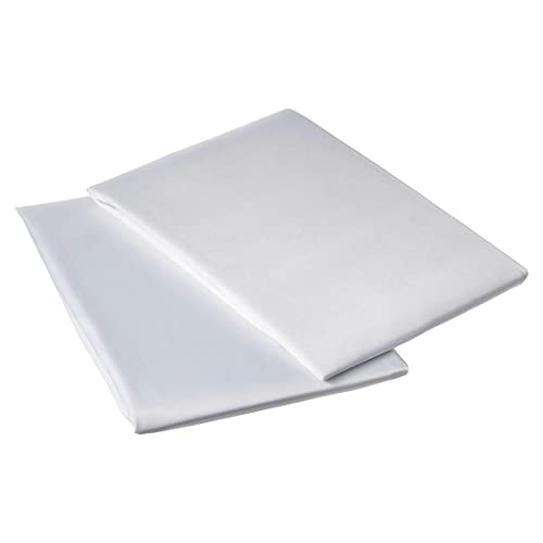 Spasilk Hair Beauty Satin Pillowcase, Queen 20"x30" (2 Pack), White