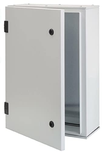 Hager Sistemas FL721L Armario Oriontech Metálico con Puerta Opaca y Placa de Montaje, 700X500X250mm