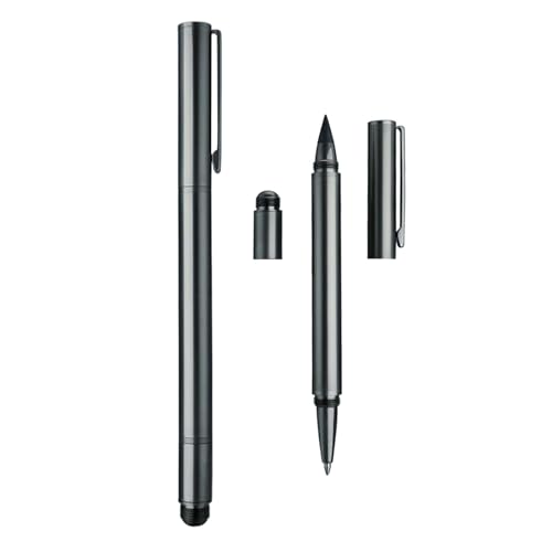Générique Kombination aus Bleistiften, Bleistift, Multi, mit 0,5 mm Kopf | Fine Point 2-in-1, Smooth Writing Black Ink, Aesthetic Metal Stationery für Unterschrift, Arbeit, Journalisat