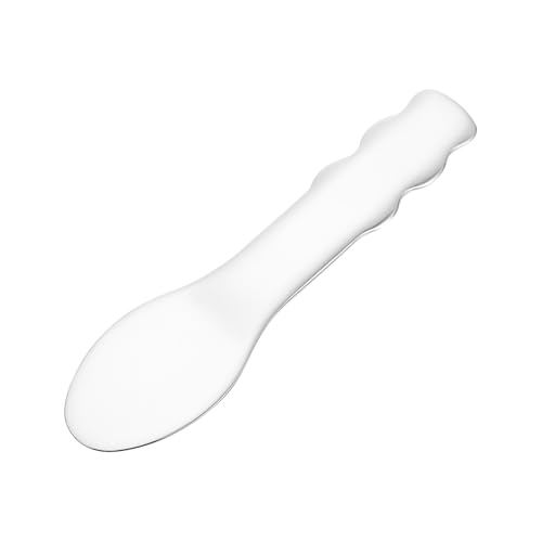 ARTSEWPLY Spatola per Trucco in Acciaio Inox 304, Mini Cucchiaio per Cosmetici per Applicazione e Miscelazione Creme Viso, Strumento Portatile per Cura della Pelle in Viaggio e Uso