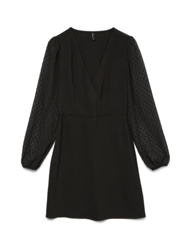 Robe courte Vmclaire Ls avec manches longues et coupe fluide premium