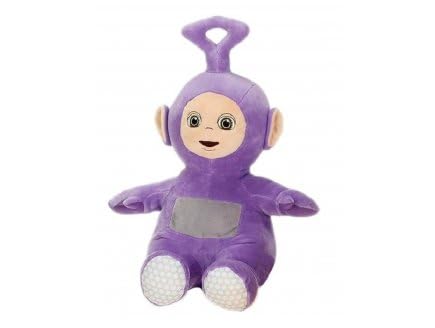 Peluche pour télétubbies Tinky Winky 25 cm - Set Doudou Violet Enfant et 1 Carte Tigre