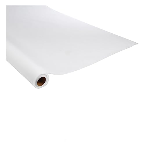 Acomoda Textil – Rollo Mantel Newtex Resistente 1,20x10 Metros. Protector para Mesa Desechable para Fiestas, Cumpleaños y Restaurantes. (Blanco, 1 Unidad)