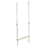 DESIGN DUREVOLE - Gli uccelli possono beccare la tavola di legno del giocattolo a dondolo da pollo, quindi per garantire che possa essere utilizzato più a lungo di quanto ci si aspetterebbe, viene utilizzato materiale in legno resistente.