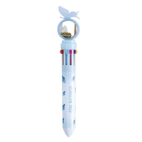 Stylo rétractable multicolore Qingyang avec encres fluides pour l'école