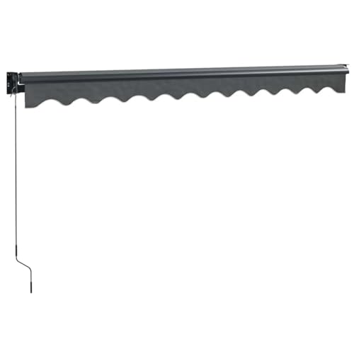 Store banne manuel avec manivelle et toile polyester haute protection