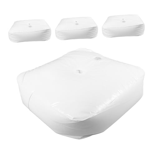 TOYANDONA 4 Piezas Base para Cuadrada con Bolsa de Rellenable para Peso Soporte Estable para de Fiestas Bodas y Decoración