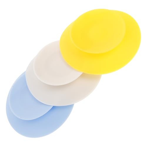 Generic Baby Suction Bowl Silicone Utensil Rest Sucker Pads Versatile Suction Mat Bowl for Boys and Girls