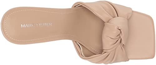 Marc Fisher Women's DALIOT Heeled Sandal, Light Natural, 5 | Image 4