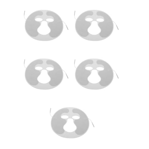 Beavorty 5 Piezas Facial De Fisioterapia De Masaje De Electrodos Levantador De Cara Almohadillas Para Unidades De Fisioterapia Tela No Tejida