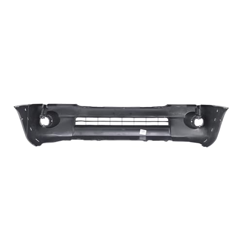 Image of FitParts Compatible with Toyota Tacoma 2005-2011 Front Bumper Cover | Textured, With Fog Light Holes, Without Parking Sensor Holes, OEM 5211904040, TO1000302
