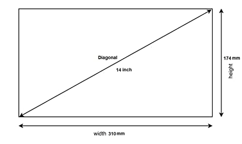 Image of 14 Inch Privacy Screen Filter - NO Eye Strain | Anti Blue Light + Anti Glare | No Dry Eyes | Privacy Screen Filter | Easily Removable | (16:9 Aspect Ratio) 310 * 175mm Size.