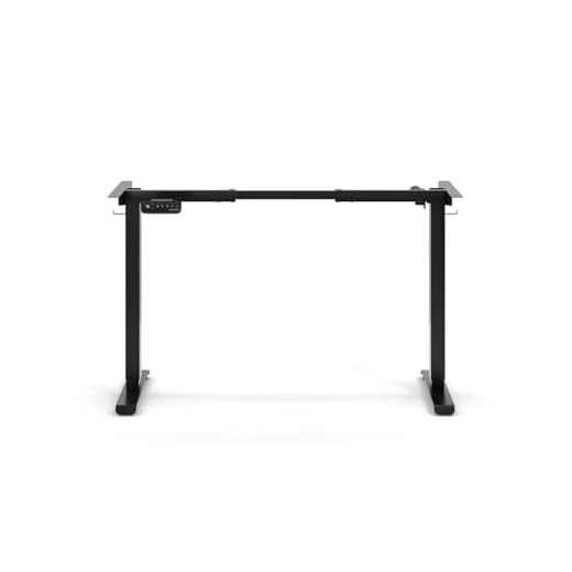 Mesa com Regulagem de Altura PRO - Standing Desk Ajustável Ergonômica Preta para Escritório e Home Office