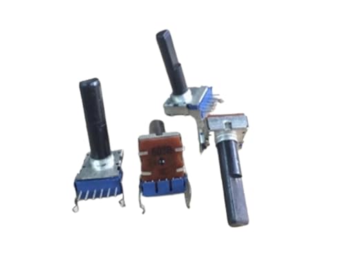 Potentiomètre double B50K RK12 rotatif à 6 broches avec un axe de 23 mm