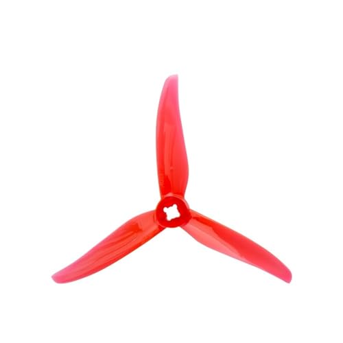 4023 1.5mm 2mm 4インチ 3ブレードプロペラ 2組 FPVレーシングドローン CW CCWに適合(2 pairs 1.5mm Red)