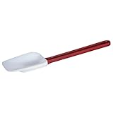 Winco Spoon Silicone Spatula, 10-Inch,White, Medium