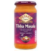 Patak's Tikka Masala - Salsa de curry mediano (450 g), diseño de Patak's