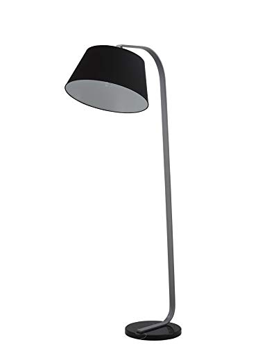 FrankliteSL228/1172- Standard Lamp with Grey Shade