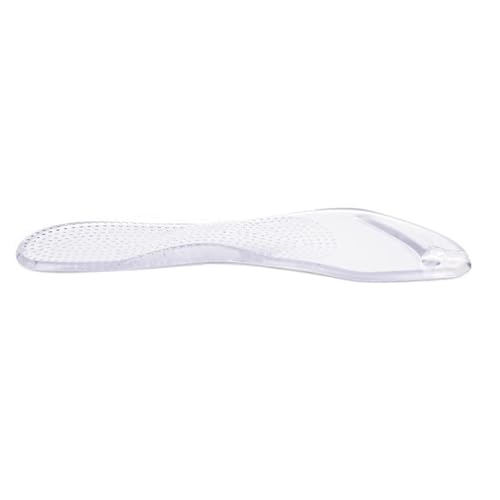 2Pcs Silicone Arch Support Cushions Nonslip Shoes Inserts for Women Flats Men, Clear, S2