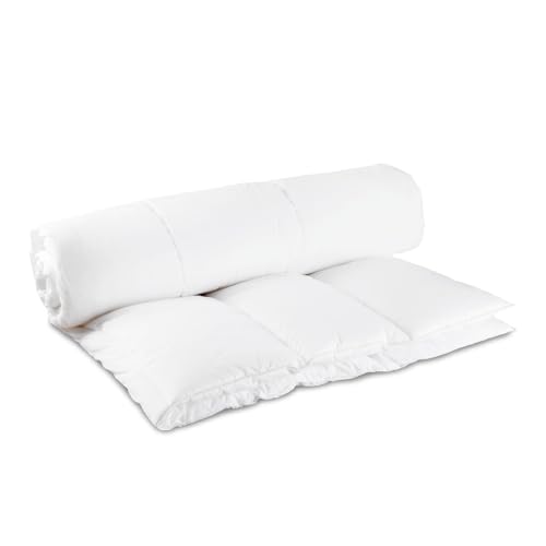 Lancashire Textiles Dual Tempo Two Tog (14 and 7tog) Unique Warm and Cool His and Her Partner Duvet - King