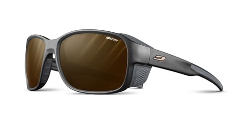 Julbo Montebianco 2 Mountain Sunglasses - Black Frame - Brown Lens (REACTIV 2-4 Polarized) by Julbo - Used condition - US$162.31