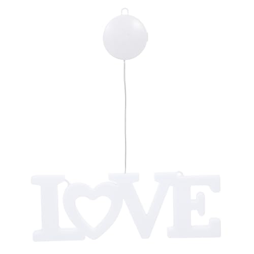 Mobestech Unique Party Light Led Heart Suction Cup Lamp Romantic Valentine's Day Decor for Home Easy to Use