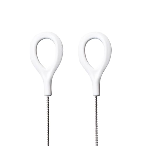 Clingo Escova para Canudo com Argola, 2 un, Branco