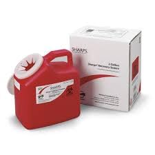 Sharps Recovery System – 2 Gallon Medical Waste Container with Prepaid Mail-Back Disposal Kit