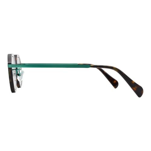 Lunettes de soleil rétro punk en métal de luxe de haute qualité