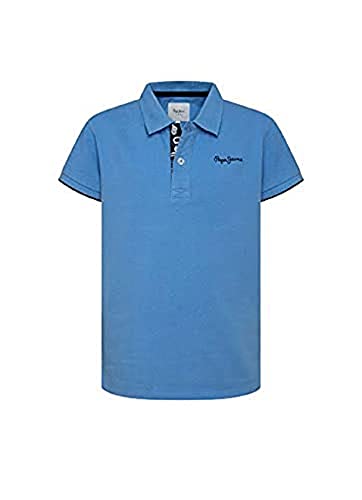 Pepe Jeans THOR JR Polo Shirt boys 545BRIGHT BLUE 6