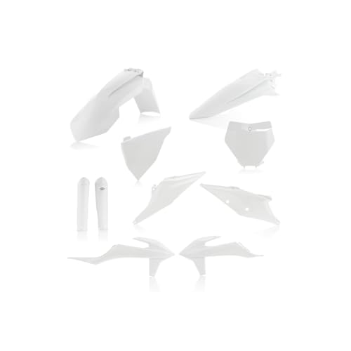 Kit de plastiques SX/SXF 2019 Blanc pour remplacer carenage raye