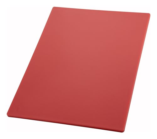 Winco Tabla de Cortar Mediana, Roja miniatura 1